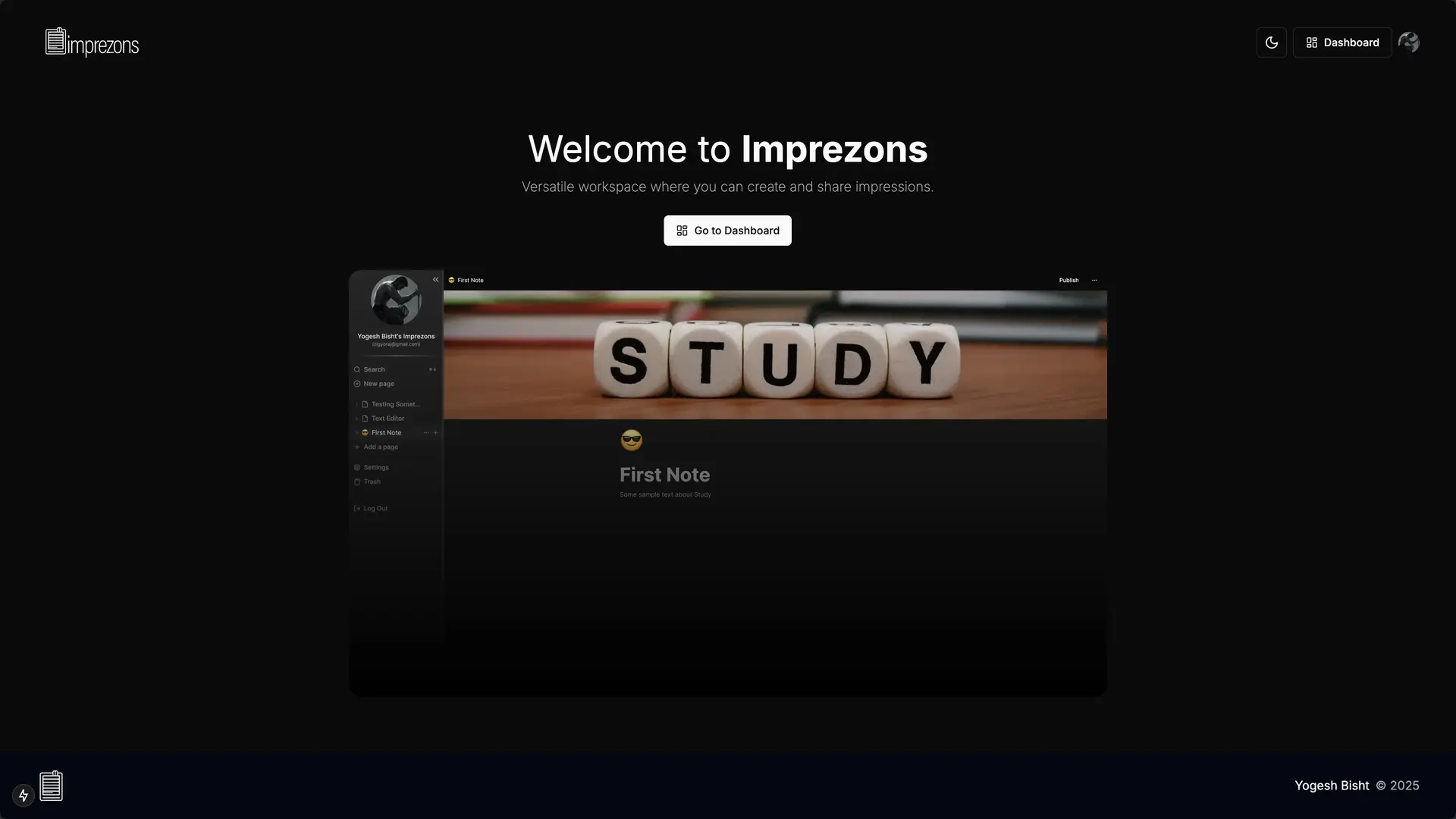 Note Creating App